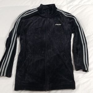 Adidas vintage velour track suit